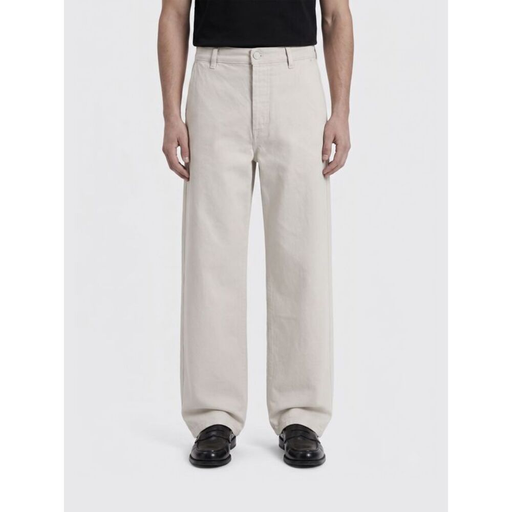 Ami Paris Men Ami Paris Wide Leg Jeans In Cotton Denim